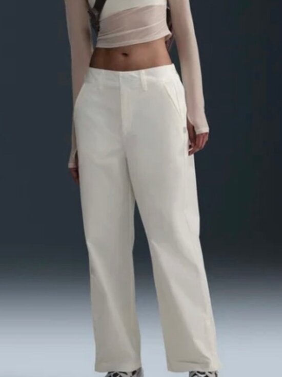 Nike Pants - Nwt Nike Wide Leg Pant, Sz XS Sportswear Twill, Woven Sportswear Pant, orig $100